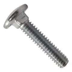 METALFER - Perno Coche 1/4 X 1 1/2 Zn (100 Unidades)