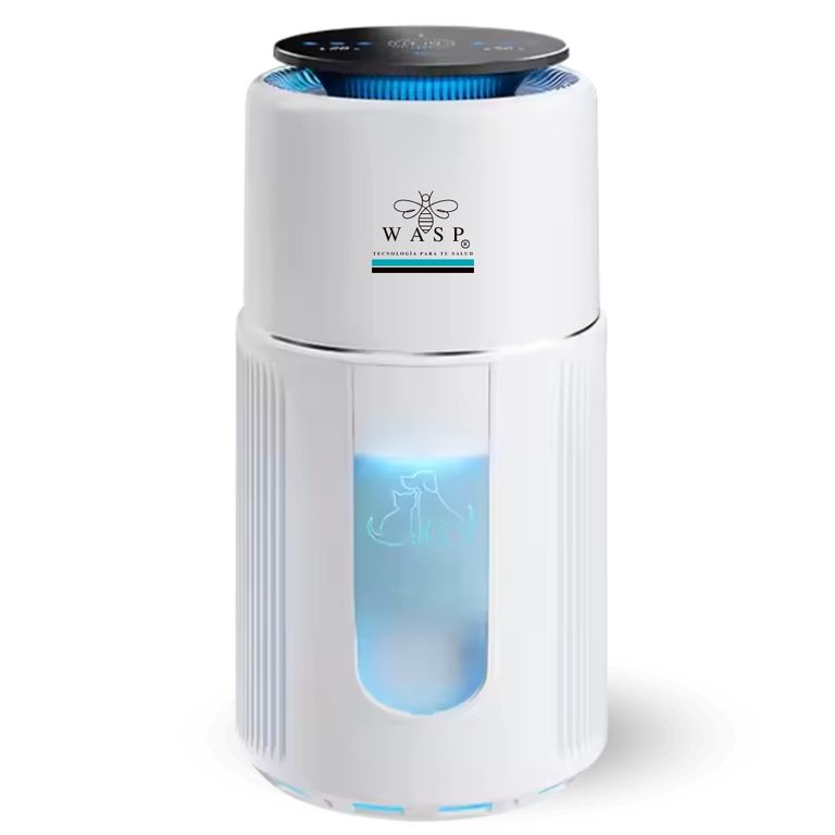 Purificador de aire Family & Pet Pro 90m2 HEPA + Luz UV + Wifi