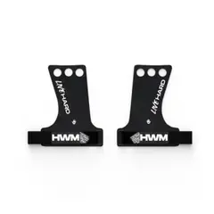 HWM - Calleras para crossfit gym con orificios - NEGRA