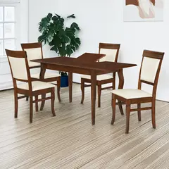 WDS HOME - Juego de Comedor Santorini 4 Sillas