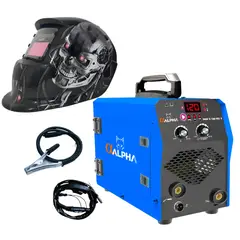 ALPHA - Kit Soldadora Mig 120A 3en1 + Máscara Redbo RBLYE64