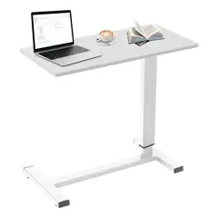 EVERSO - Mesa Auxiliar Cama Con Ruedas Ajustable Portátil 4060cm