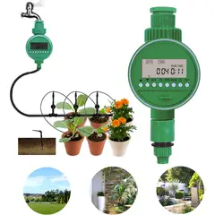 EVERSO - Programador Riego Automático Timer Digital Lcd Para Jardín