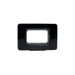 BTICINO - Placa 3 Módulos Ip55 Negro MatixGO