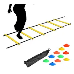 KINDA NICE - Escalera Coordinacion Deportiva De Fútbol +10 Conos