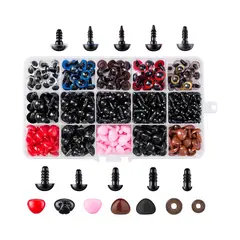 KINDA NICE - Set 752 Pcs Ojo Nariz, Arandelas Plastico Amigurumi Peluches