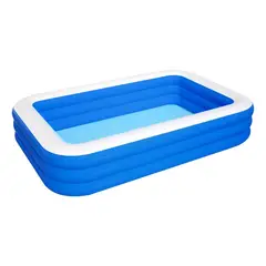 VIDITA - Piscina Inflable Familiar Gigante 210x140x60cm - 850 L - 3 Cámaras - PVC Reforzado Kit Completo