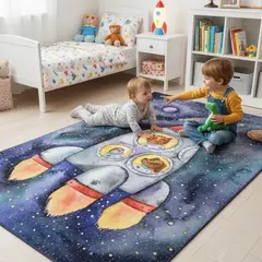 IDETEX - Alfombra Infantil Space