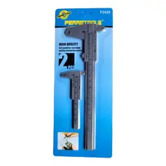 GENERICO - Set 2 Pie de Metro Calibrador de Plástico Ferretools