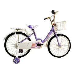 GENERICO - Bicicleta 20 para niñas con ruedas de aprendizaje