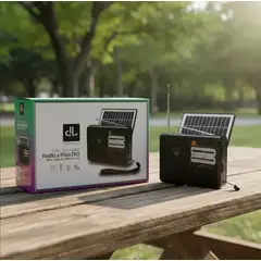 Digilife - Radio Solar Recargable Amfmsw Usb Tf Clinterna