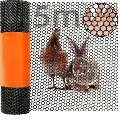 GENERICO - 40cmx5m Malla Alambre De Plástico Para Jardín Gallineros