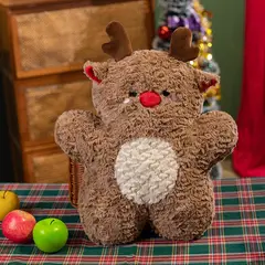 ANGELES DEL HOGAR - COJIN PELUCHE DECORACION DE NAVIDAD