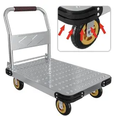 GENERICO - Carro Carga Yegua Plegable Plataforma Grande 1100 Kg