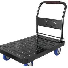 GENERICO - Carro Carga Yegua Plegable Plataforma Grande 750Kg