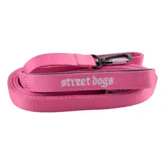 STREET DOGS - Correa De Paseo Perros Mosquetón Automático 5m - Fucsia