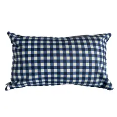 ELIZABETH PEPER - Cojin Decorativo Diseño Rayas Azul 50x30 Relleno