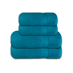 CHITECO - Pack 4 Toallas (by Lourdes) 500g Baño y Manos Verde Esmeralda