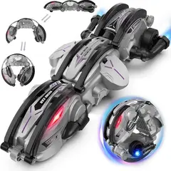 GENERICO - Auto Control Remoto Stunt 360° Auto Transformable Pelota Luces Led