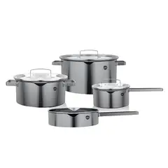 WENS - Batería de Cocina Acero Inoxidable 7 Piezas