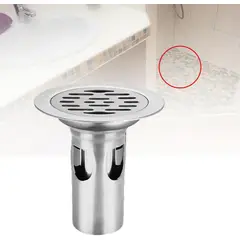 BLUEDREAMER - Stainless Steel Floor Drain 10cm Round Not Odor Quick Drainage Shower