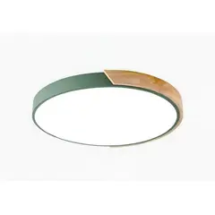 UMEXUS - Lámpara de Techo Moderna 23cm Redondo 3 Colores - Verde