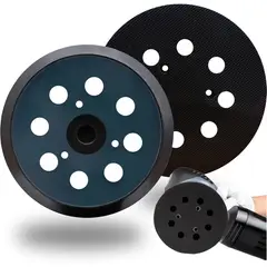 KUANGYE - 2 almohadillas repuesto para lijadora orbital de 5 pulgadas y 8 agujeros,compatible con makita
