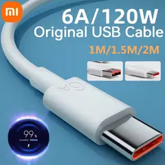 XIAOMI - Cable 6A USB A -TIPO C 33w-67w-120w 2 metros