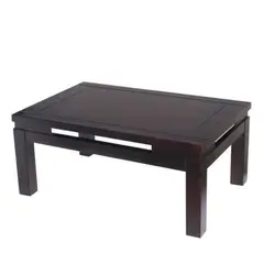 BETA NATIVA - Mesa de centro Napoles color chocolate