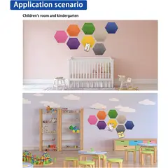 BLOCKADE - Paneles De Colores Absorbentes De Ruido Fibra Fieltro 12u Morado