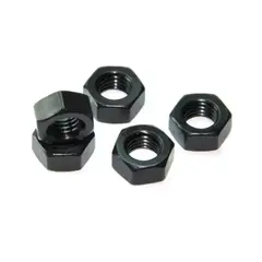 METALFER - Tuerca Hexagonal Negra 5/16" 100 Unidades