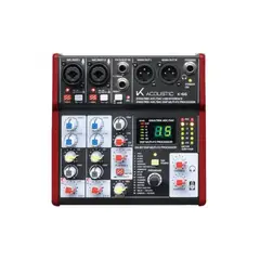 K ACOUSTIC - Mixer Analogo 4 canales USB K-Acoustic K-66