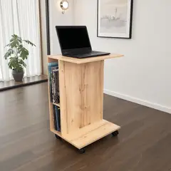 TUHOME - Escritorio Portable Con Ruedas Luzzo 73x502x402 Cm Duna