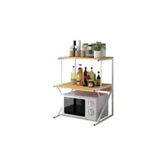 GENERICO - Estante Cocina Para Horno Microondas Rack Organizador Hogar blanco