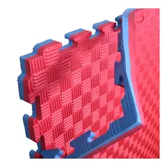 BESTAMERICA - TATAMI UNIDAD GOMA EVA 1MT1MT 25MM ROJOAZUL CW-11CH-2