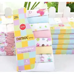 GENERICO - Pack 2 Set 8 Toallitas de Higiene Limpieza Bebes Niña