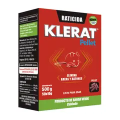 KLERAT - Raticida Ratones pellet x 500g