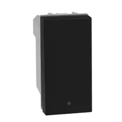 BTICINO - Modulo Interruptor 9-12 1P 10Ax 1M Negro Matix Go