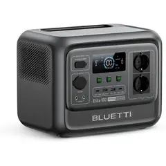 BLUETTI - Generator Solar Portátil 1024Wh 1800W Para Acampar Pesca Viajes Emergencia Corte de Energía Elite100V2