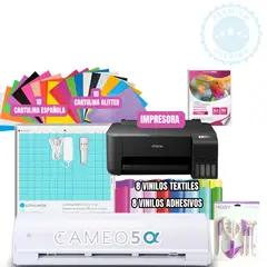 SILHOUETTE - Cameo 5 plotter alpha de corte kit emprendedor