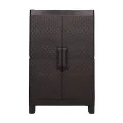 QRUBBER - Armario dos puertas tipo rattan Medium MQ