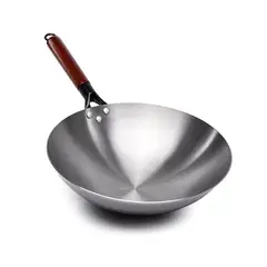 COOK IN - WOK DE HIERRO CONCAVO CON MANGO 36 CMS