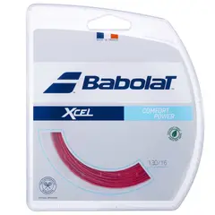 BABOLAT - CUERDA TENIS XCEL 1.30 X 12 MTS (ROJA)