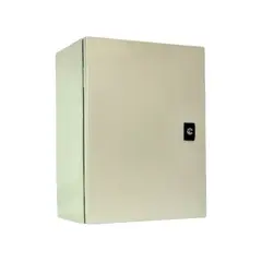 GENERICO - Gabinete Tablero Metalico 300x300x200mm 1 Puerta IP65 Ral 7032