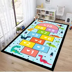 GENERICO - ALFOMBRA RECTANGULAR 3D INFANTIL120X160 CON ANTIDELIZANTE