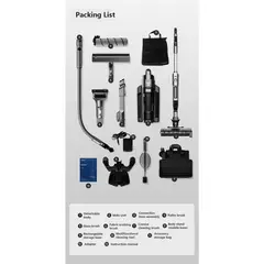 REDROAD - Redkey aspiradora W12 Pro 3 en 1 para el hogar, máquina de lavado, autolimpieza, secos y húmedos,