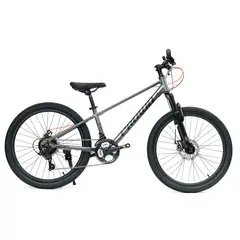 ROYAL BABY - Bicicleta Crown MTB JR 21V 24" Aluminio Gris