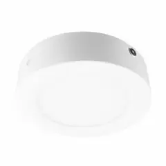 DEMASLED - Panel LED redondo Blanco 12,2cm, 6W 390lm blanco Frío, Sobrepuesto