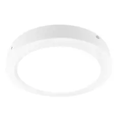 DEMASLED - Panel LED Redondo Blanco 22,5cm 18W 1230lm Blanco Cálido, Sobrepuesto