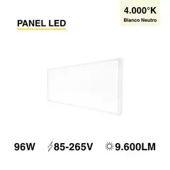 DEMASLED - Panel LED 1200x600mm 96W Blanco Neutro de Aplicar